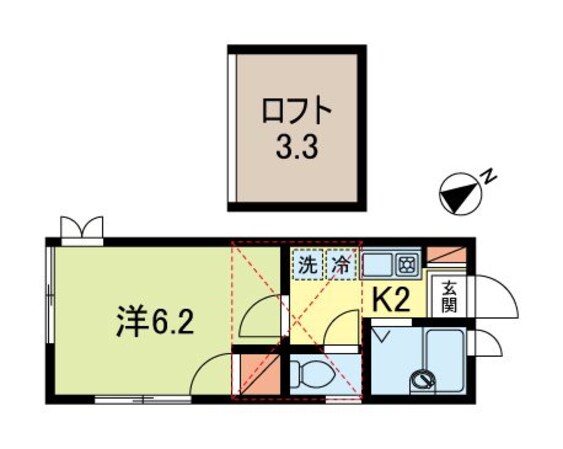 サットンプレイス富久の物件間取画像